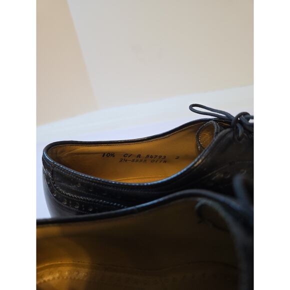Johnston & Murphy Aristocraft Mens Wingtip Oxford Dress Shoes 10.5 C/A Black USA main image 16